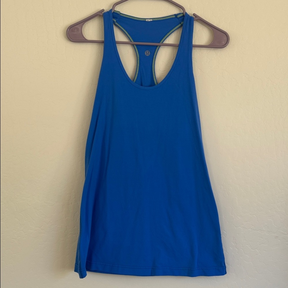 lululemon athletica Royal Blue Racerback Tank